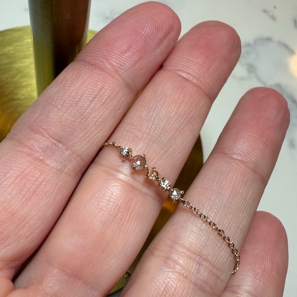 Catbird “Snow Queen” Yellow 14K Diamond Bracelet - Picture 7 of 9